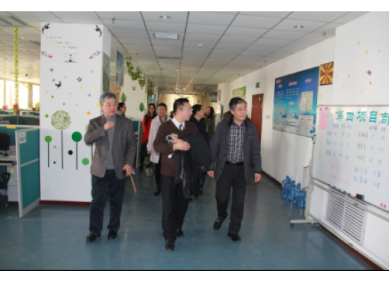上海復(fù)旦中和軟件有限公司來我公司參觀考察